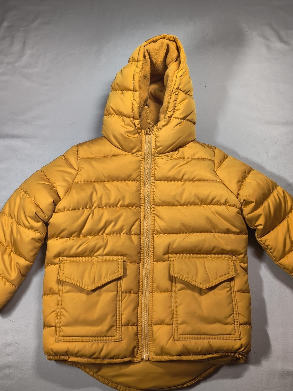 The Children's Place Yellow Hooded Puffer Coat